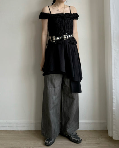 DS291 Chiffon OPS - Black | White