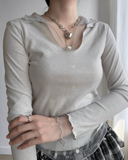 TP549 Twin Veil Set - Gray | Charcoal