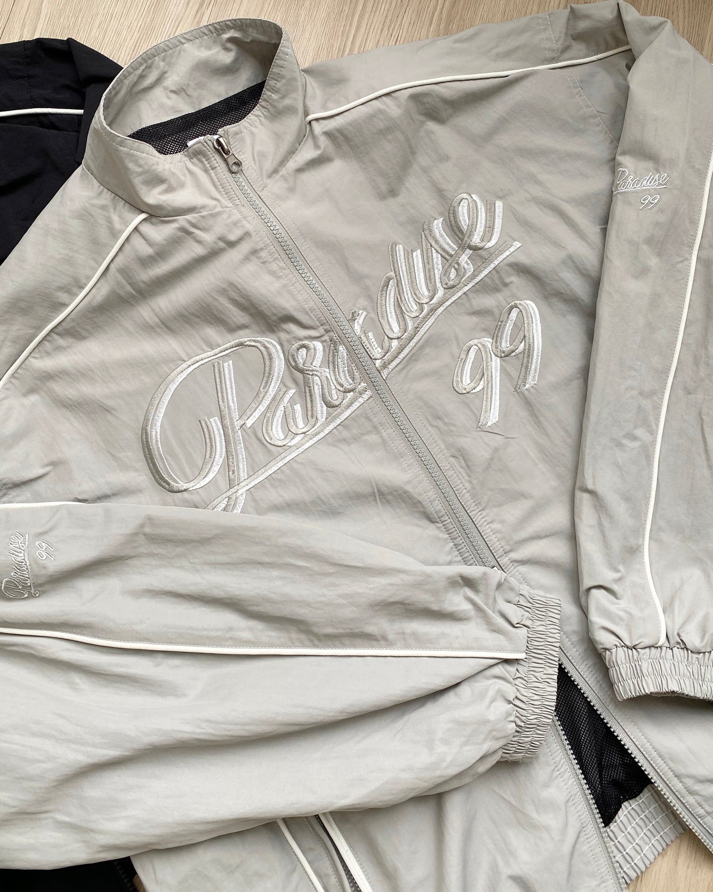 JK037 Oversize Unisex Jacket - Gray | Black