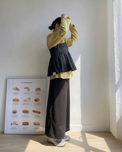 現貨 SK176 Must have!! Skirt - Black | Mustard