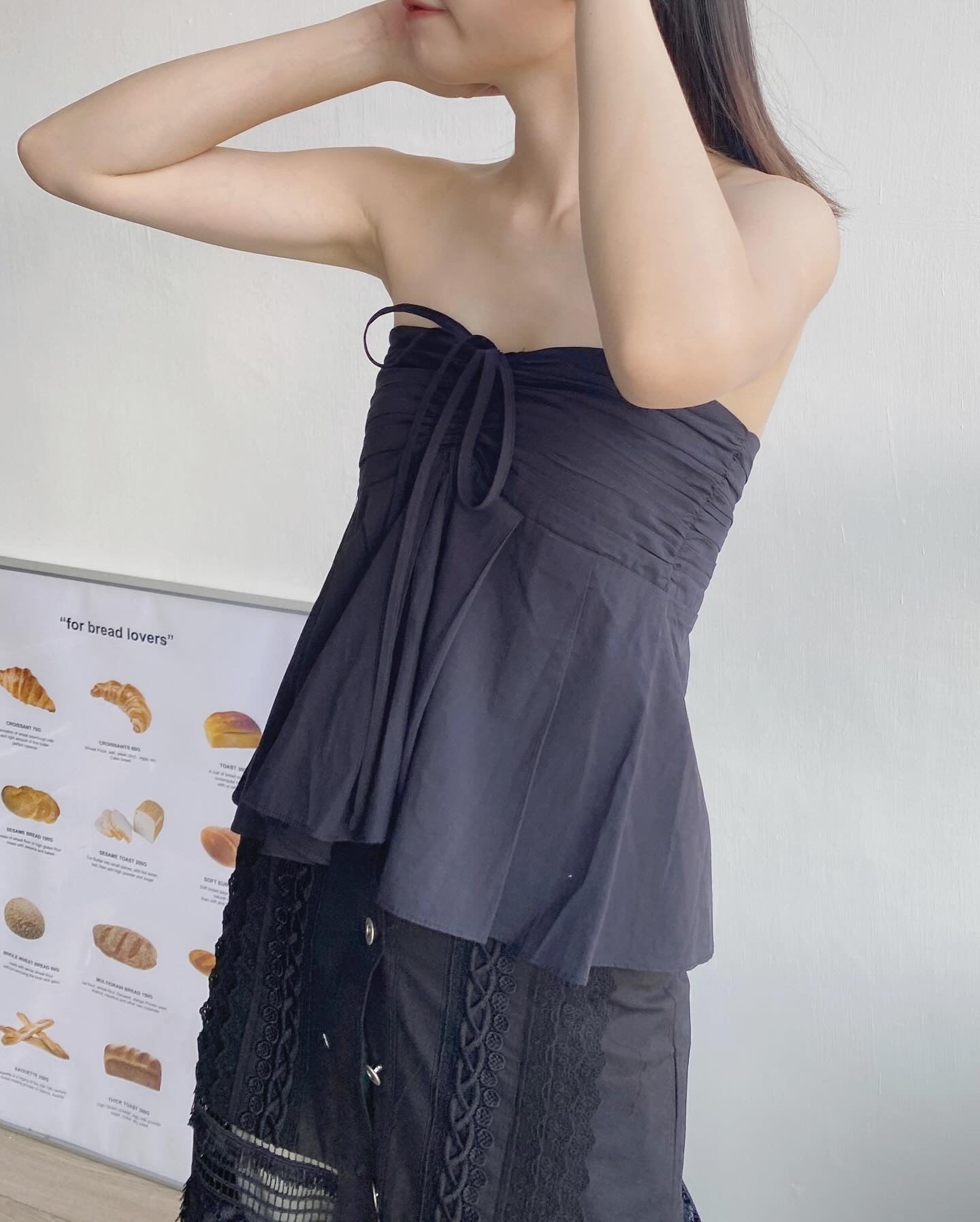 現貨 TP471 2way Tube top - Gray | Black