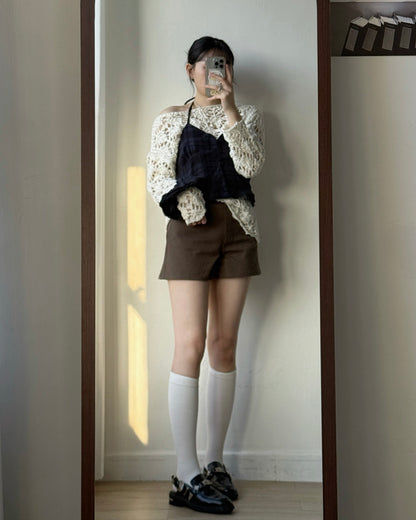 TP572 Mesh Knit - Ivory | Gray