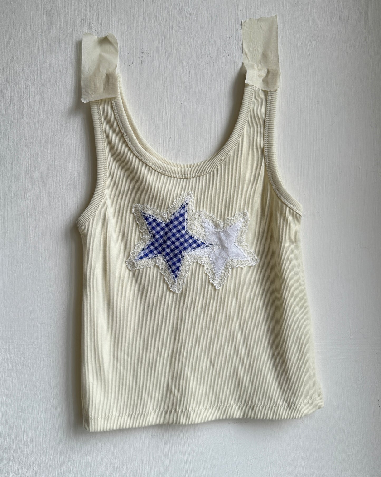 VT307 Star Ribbed Sleeveless - Gray | Butter