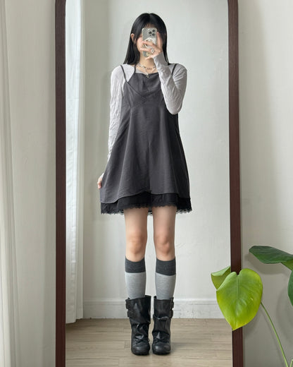 TP608 V-Neck Wrinkles Top - Ivory | Gray | Black
