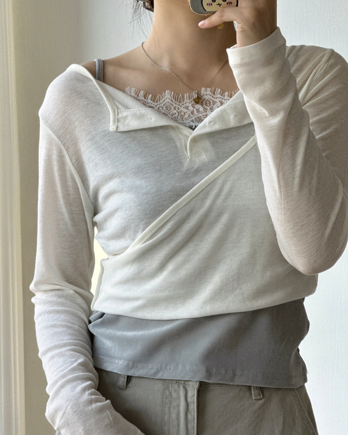 VT334 Velvet Lace Camisole - Camel | Ivory | Skyblue | Black