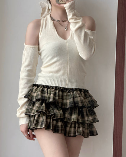 TP544 Dual Bolero Knit - Gray | Ivory | Black