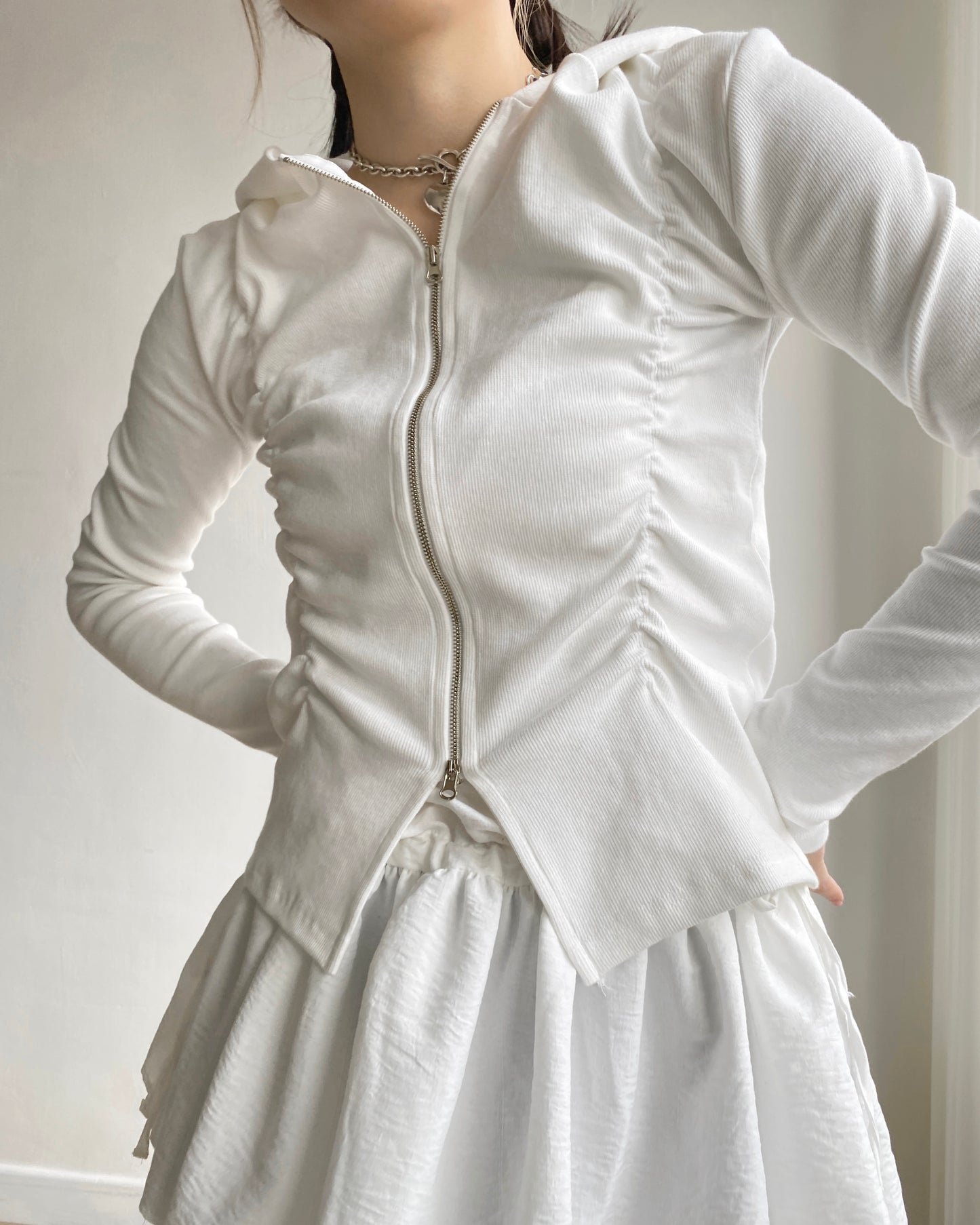 JK038 Casual Jacket - Gray | White | Black