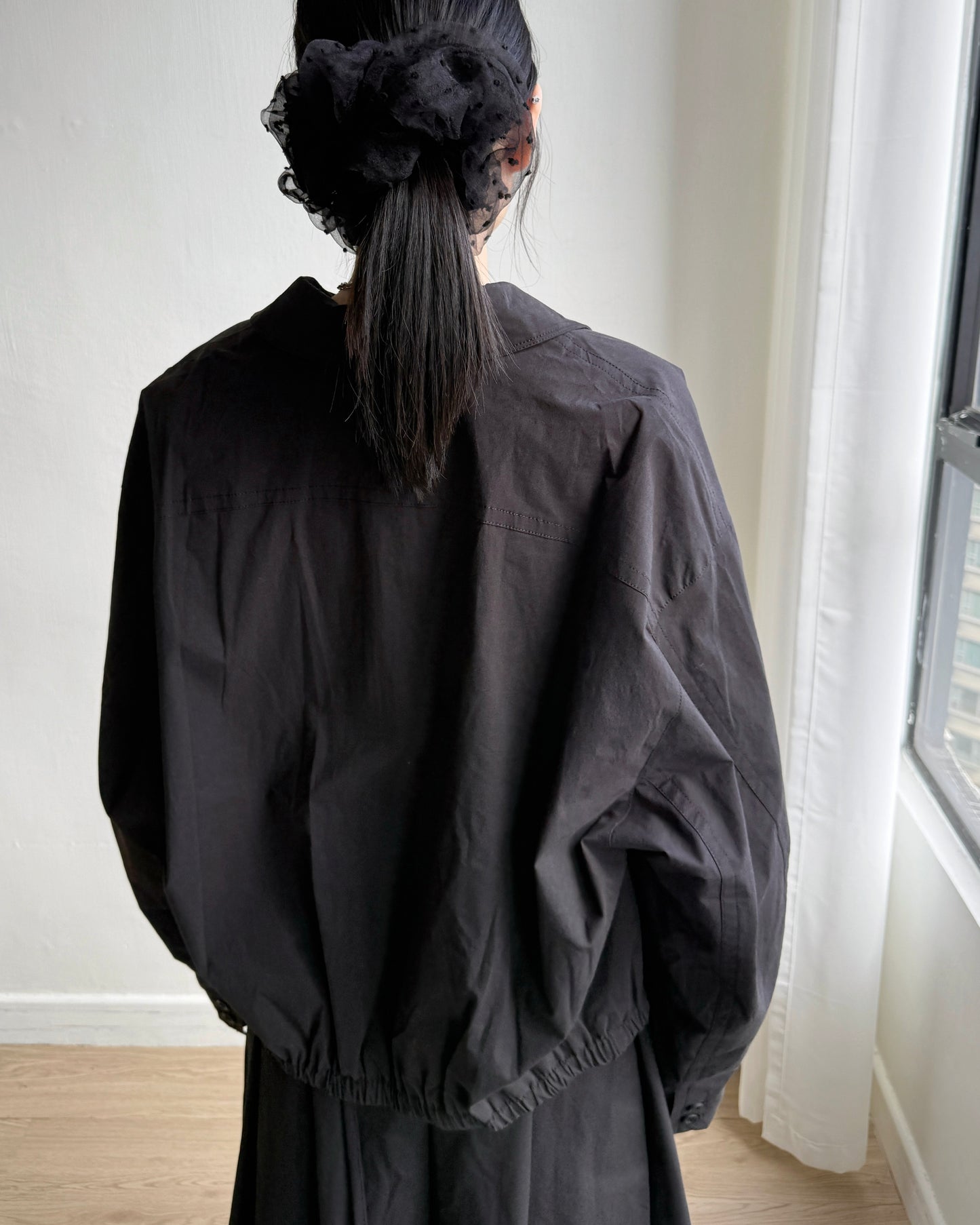 🍂早鳥限定優惠 JK039 Trench Blouson - Ivory | Black