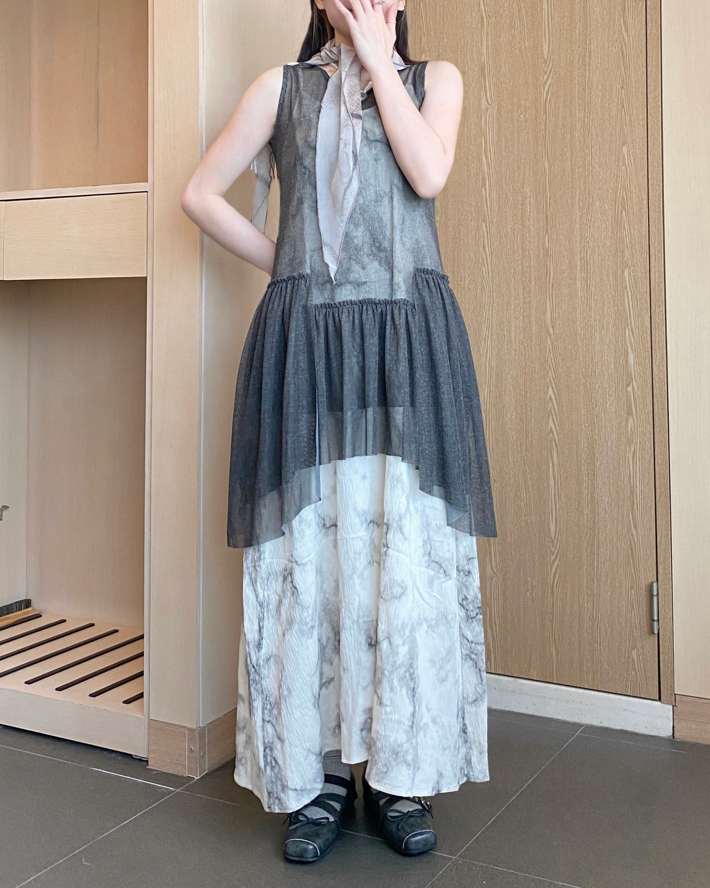 DS269 Tie Dye OPS - Ivory | Black