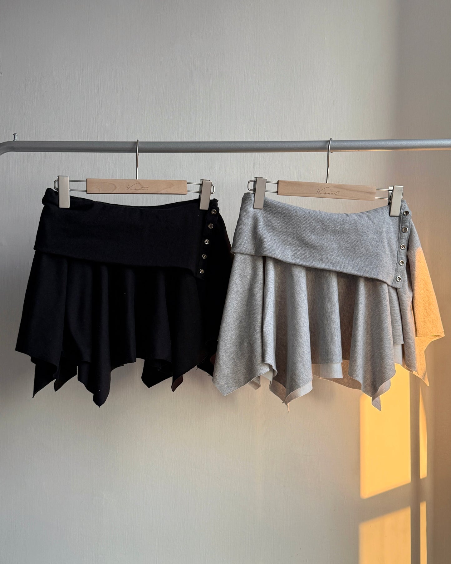 TP569 Folding 2way Skirt / Top - Gray | Black