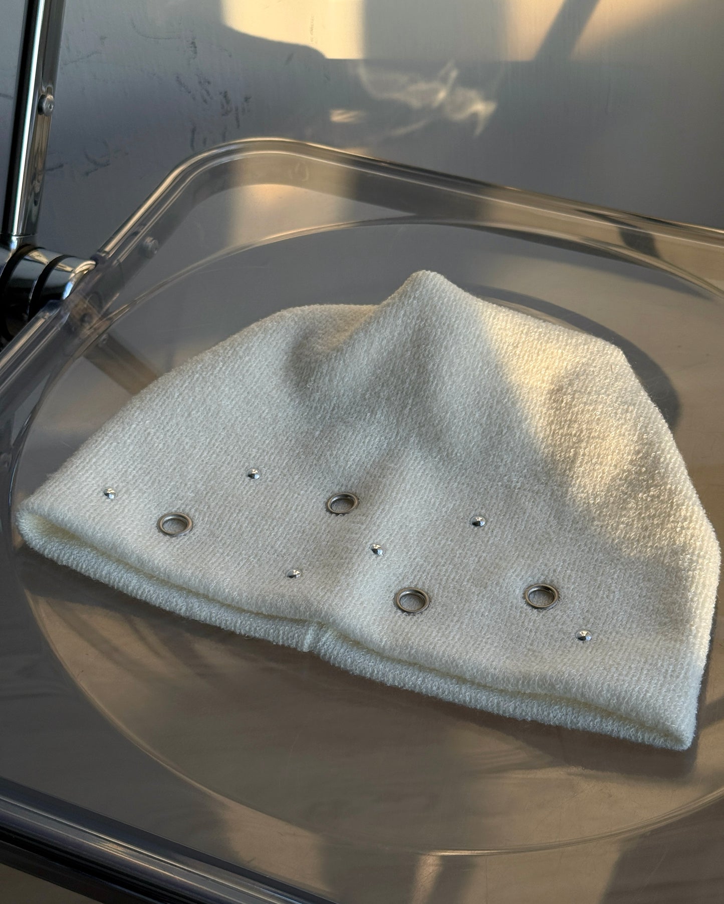 KA389 Knit Hat - Gray | Ivory | Black