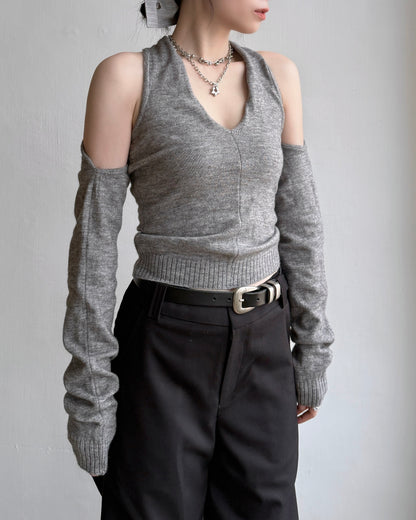 TP544 Dual Bolero Knit - Gray | Ivory | Black