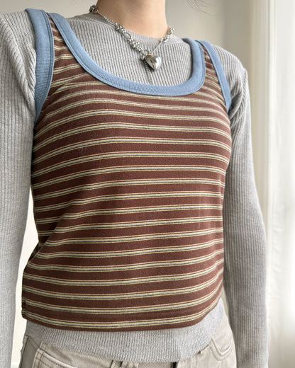 VT271 Caramel Vest - Brown | Blue | Beige