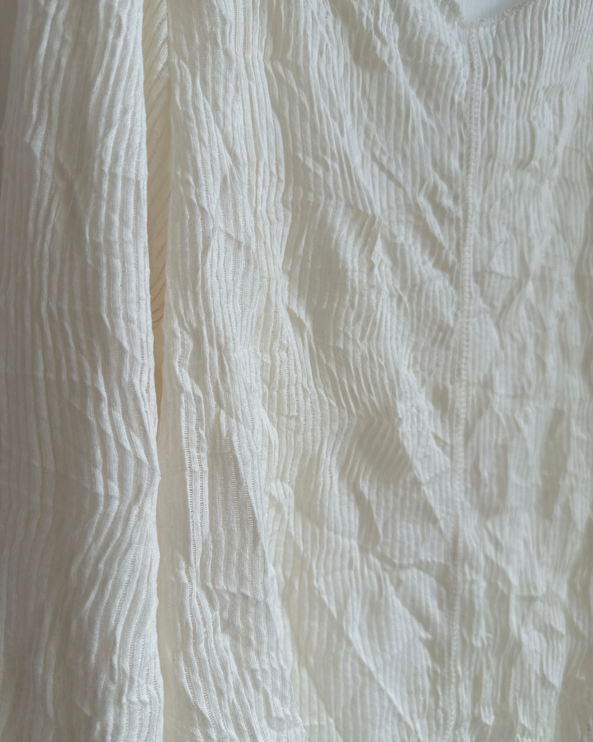 TP608 V-Neck Wrinkles Top - Ivory | Gray | Black
