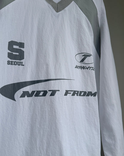 TP550 Nylon Sweatshirt - White | Black