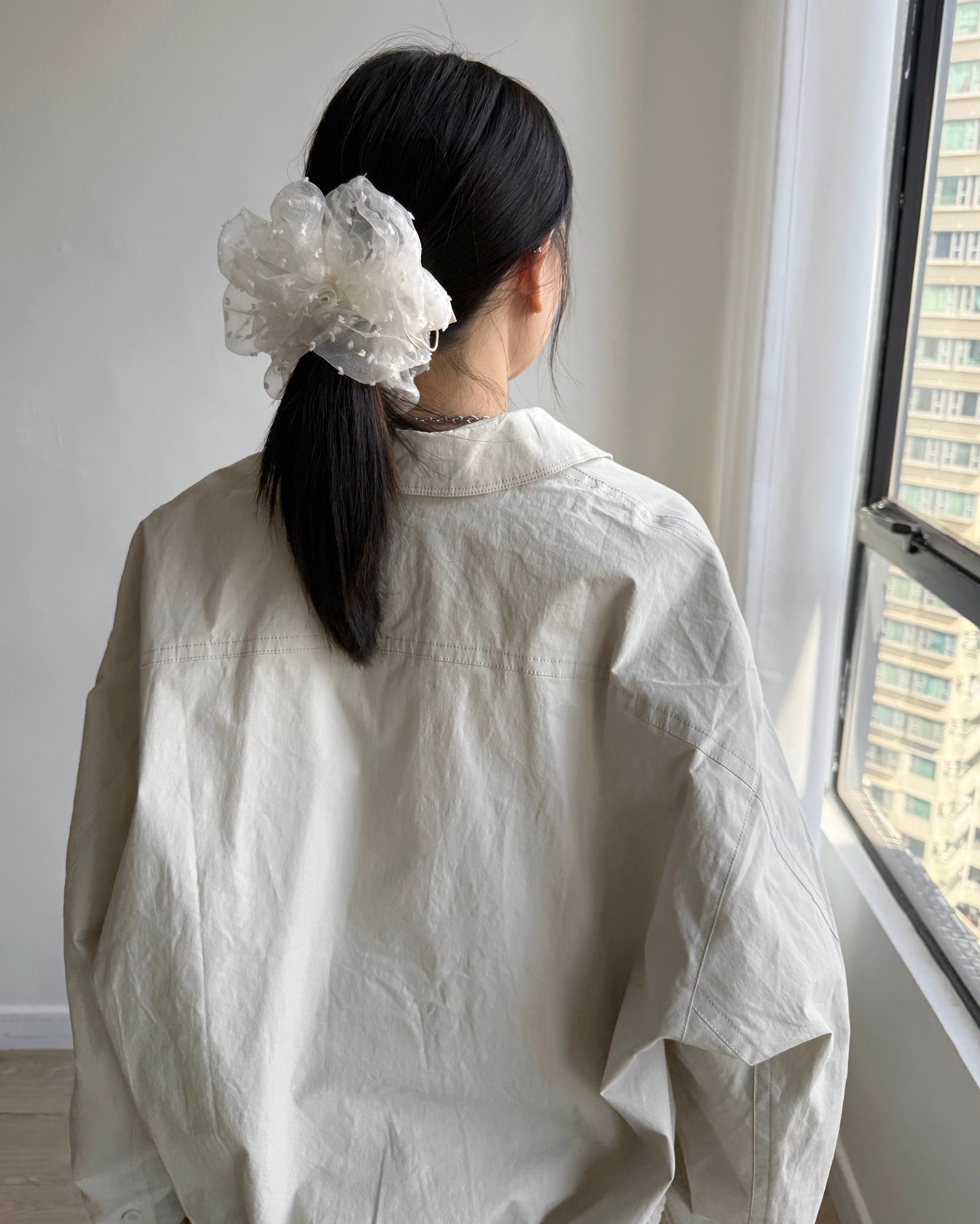 🍂早鳥限定優惠 JK039 Trench Blouson - Ivory | Black