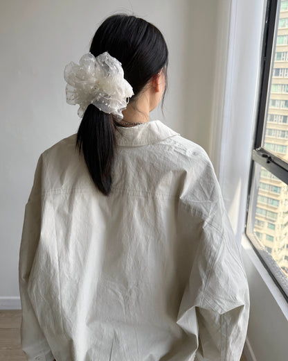 🍂早鳥限定優惠 JK039 Trench Blouson - Ivory | Black