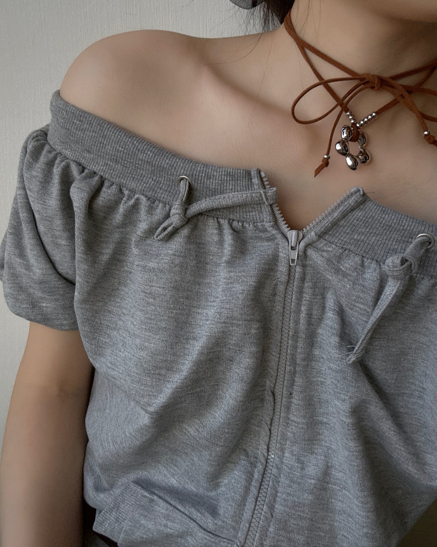 KA351 FAFA Necklace - Black | Brown