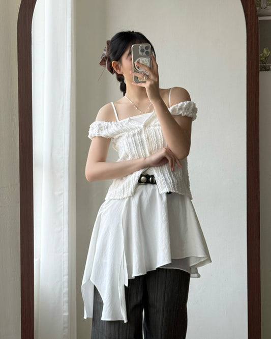 DS291 Chiffon OPS - Black | White
