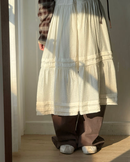 DS286 鈕扣多種穿法OPS - Ivory | Black