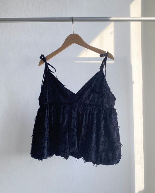 現貨 VT232 Ribbon Vest - Black