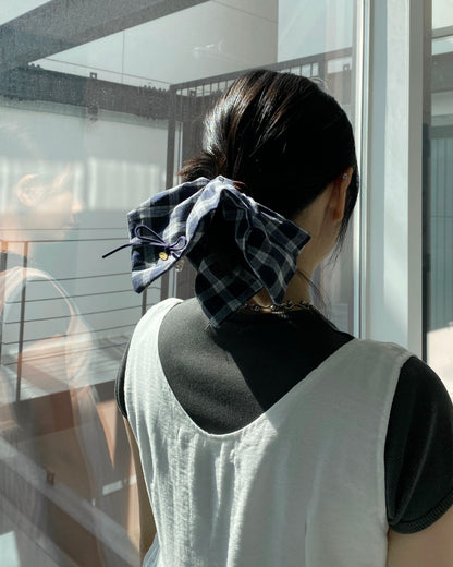 (🥨買2送1) KA334 Square Hair Accessories - Checkered