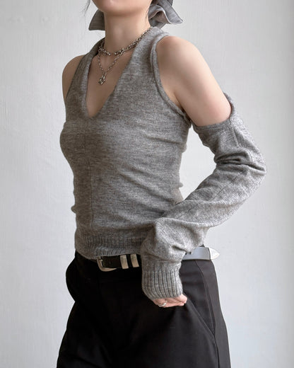 TP544 Dual Bolero Knit - Gray | Ivory | Black