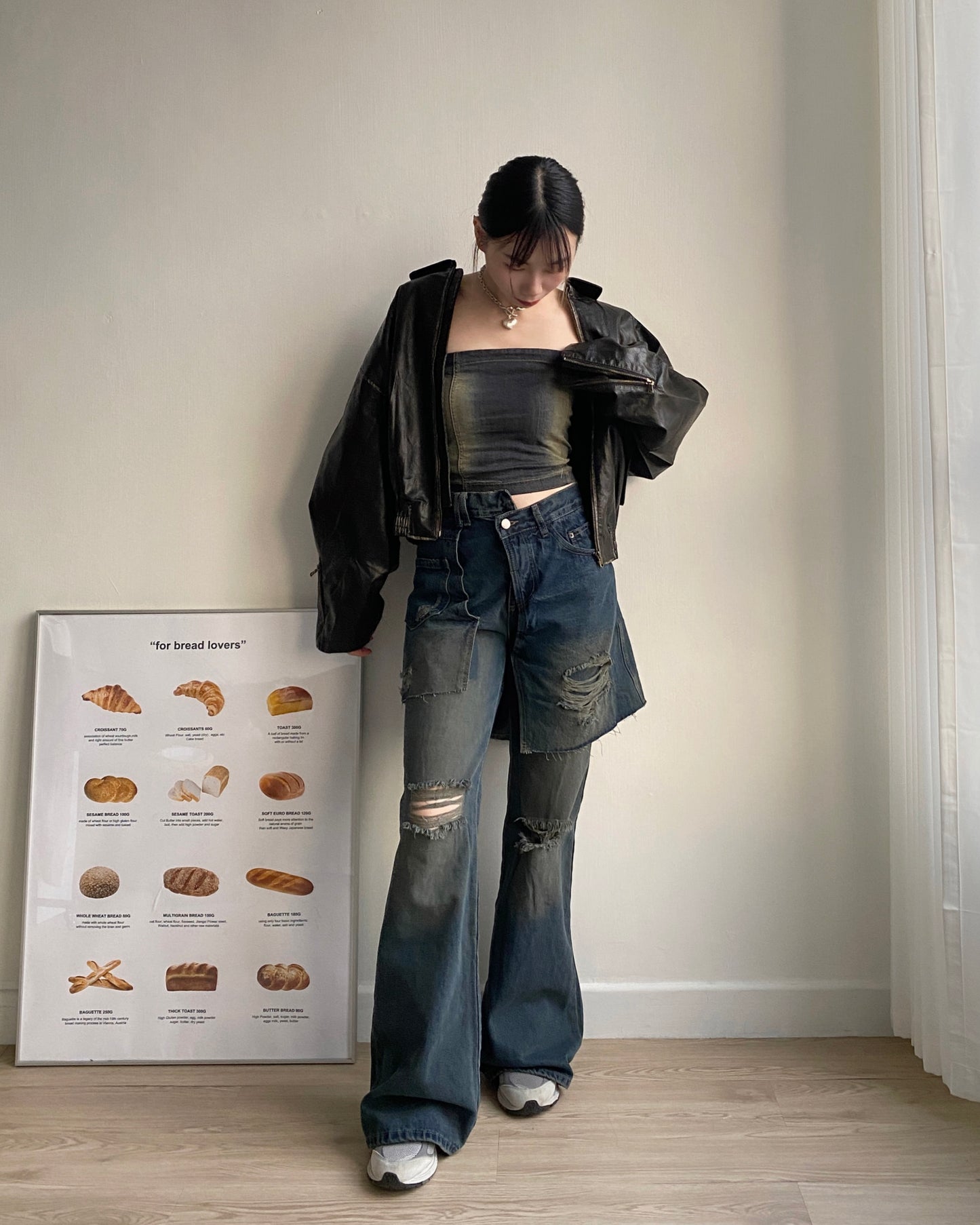 現貨 TP482 Denim Tube Top - Navy