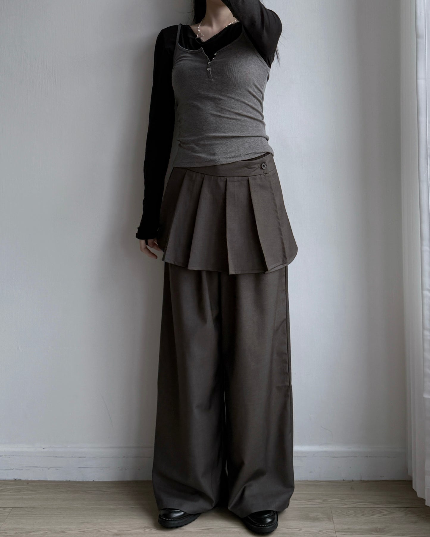 PT080 Wrap Pants - Khaki | Black