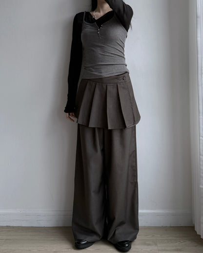 PT080 Wrap Pants - Khaki | Black