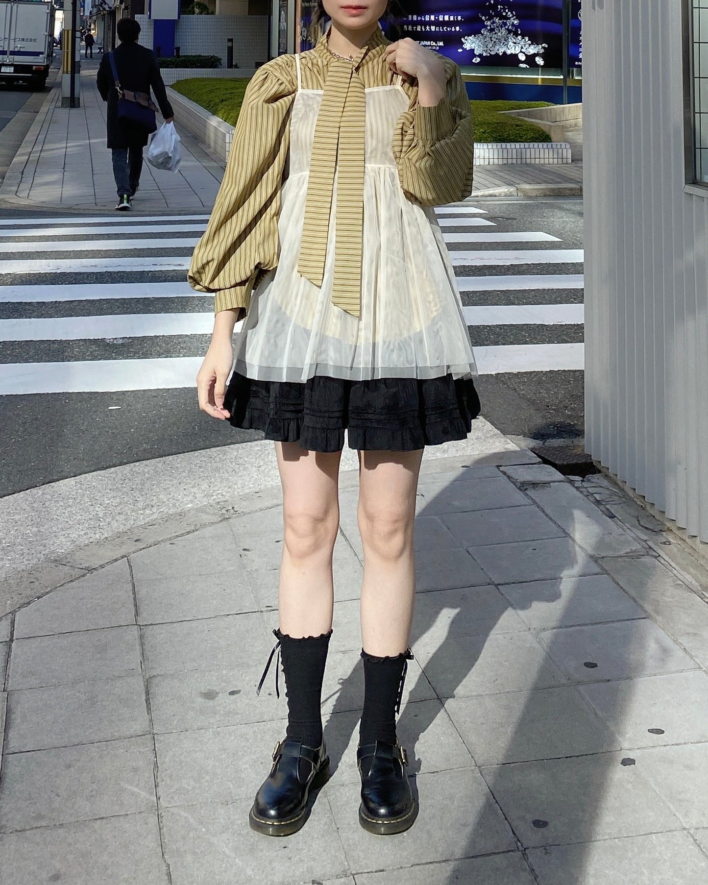 現貨 VT228 JP Tulle Camisole - Ivory | Gray | Black