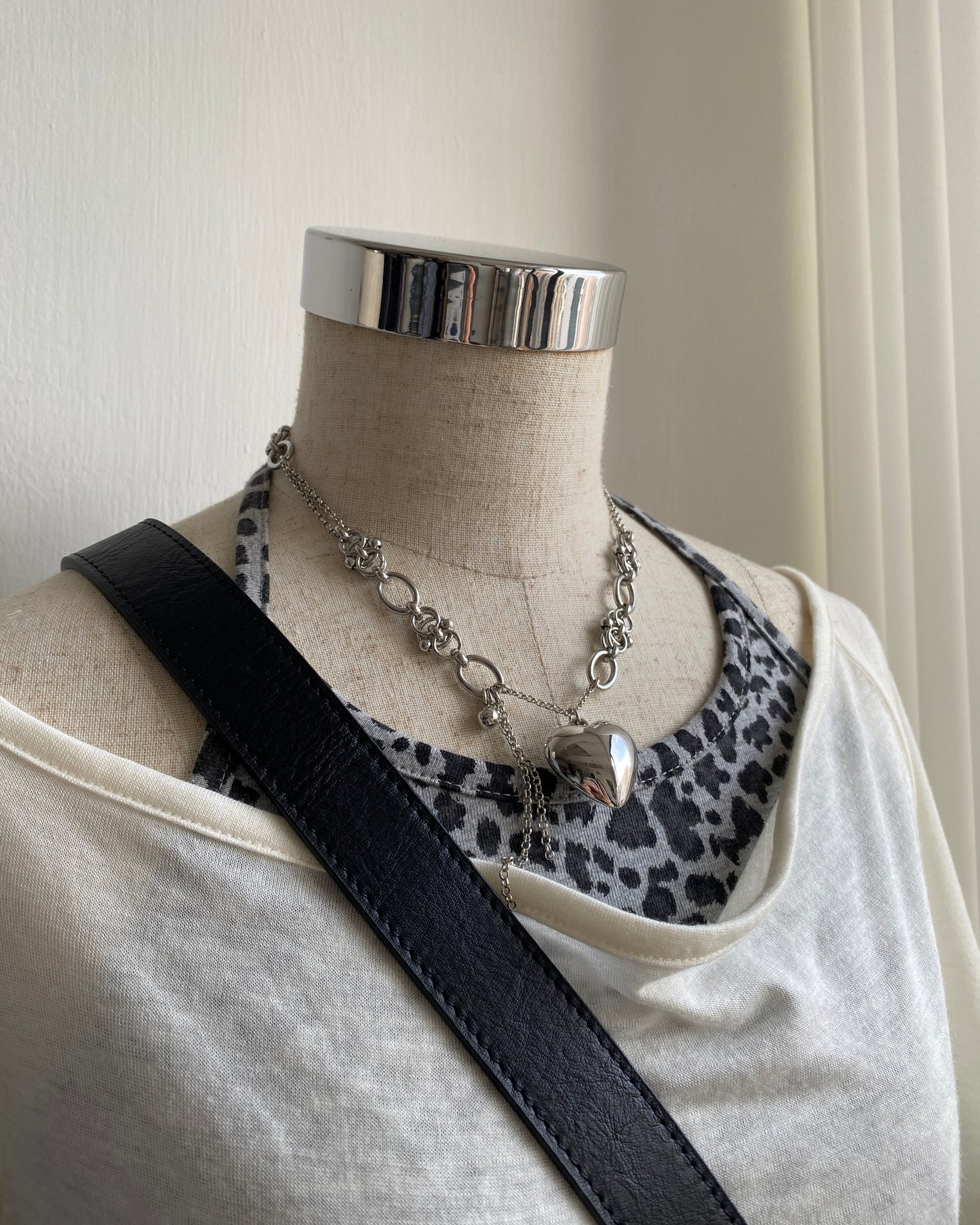 KA372 Big Heart Necklace