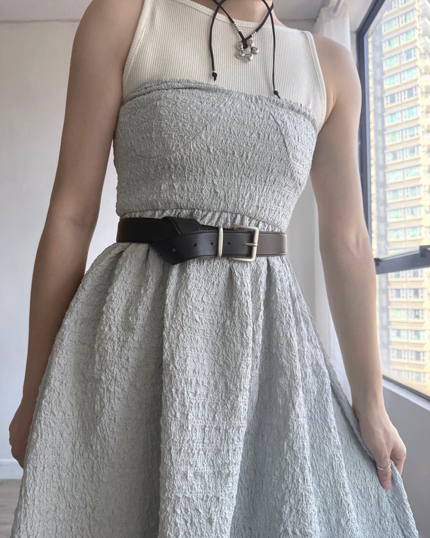 DS283 Wrinkle OPS - Light Blue | White
