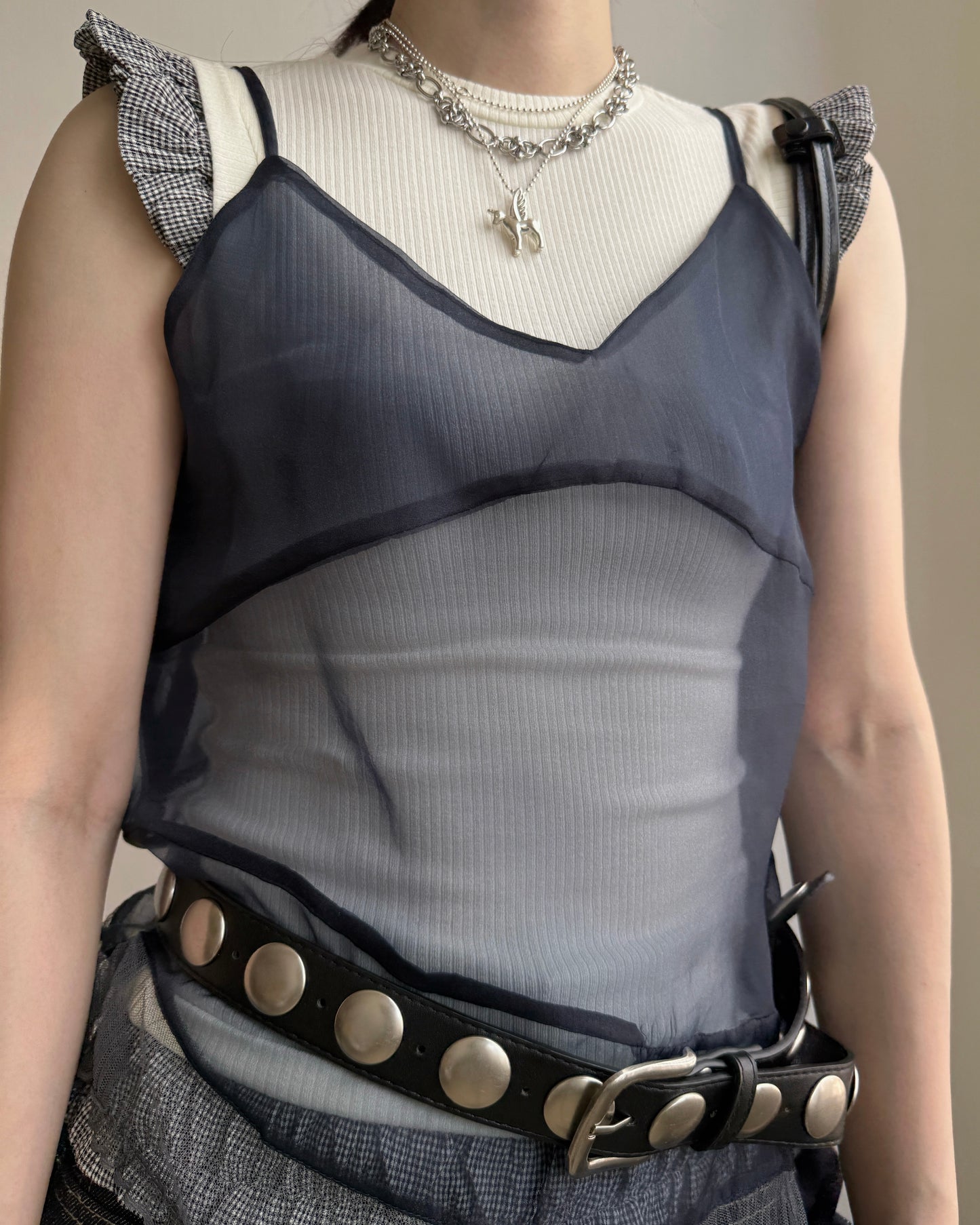 VT299 Layer Mesh Vest - Khaki | White | Navy