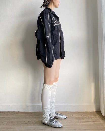 JK037 Oversize Unisex Jacket - Gray | Black