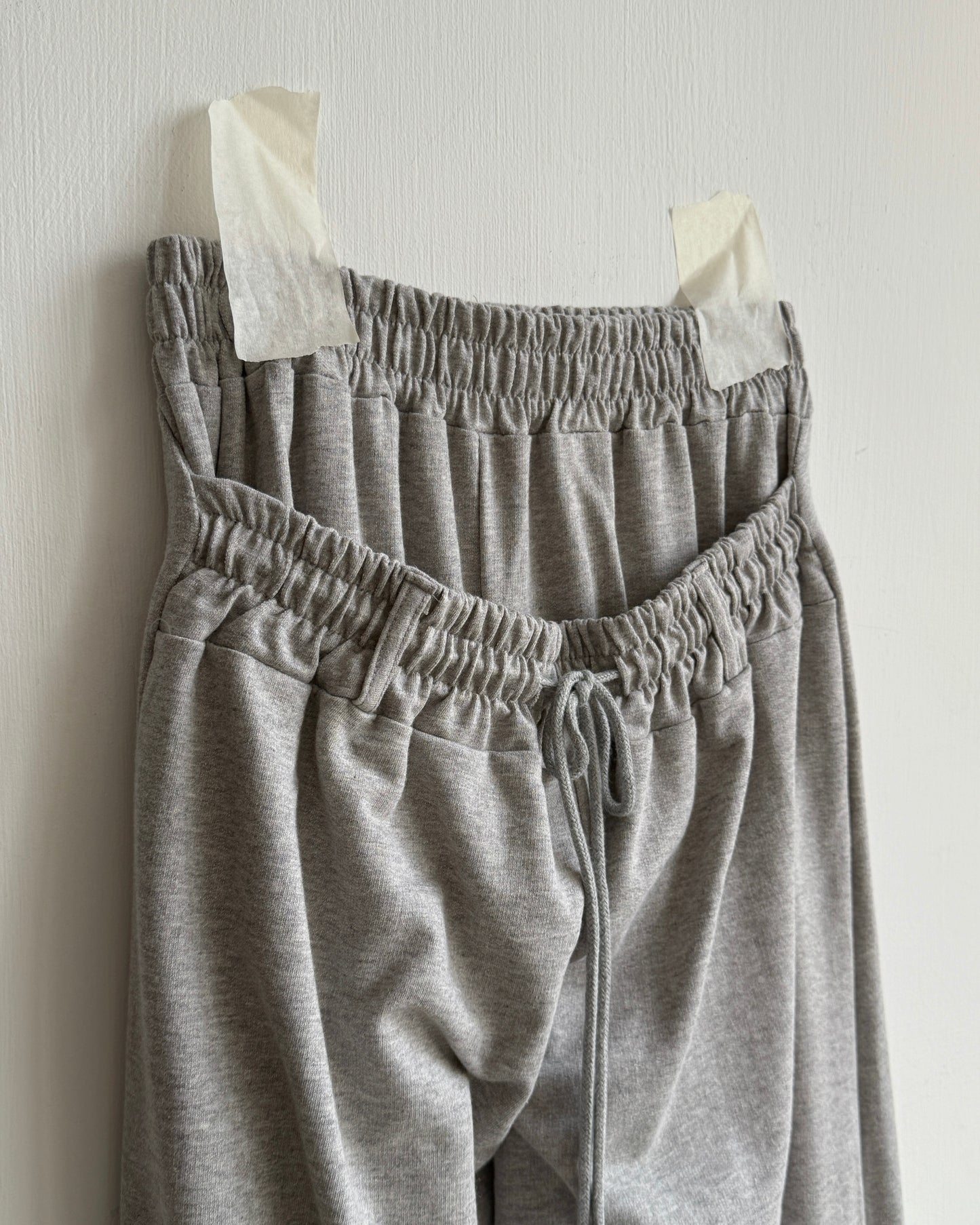 PT081 Double Waistband Pants - Gray | Black