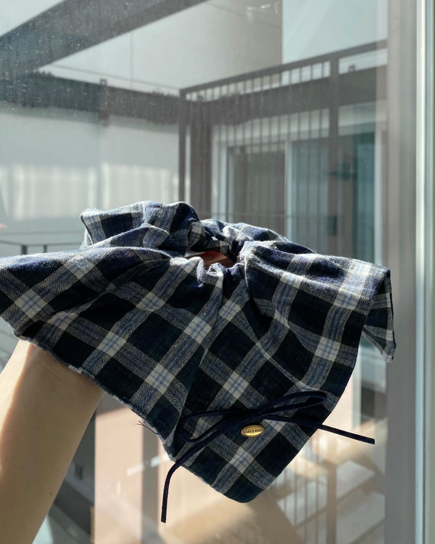 (🥨買2送1) KA334 Square Hair Accessories - Checkered