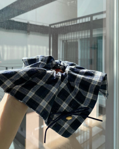 (🥨買2送1) KA334 Square Hair Accessories - Checkered