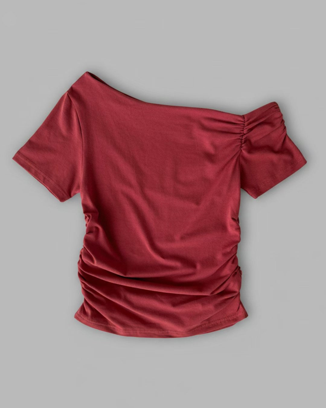 TP596 Wrinkles Top - White | Black | Brick