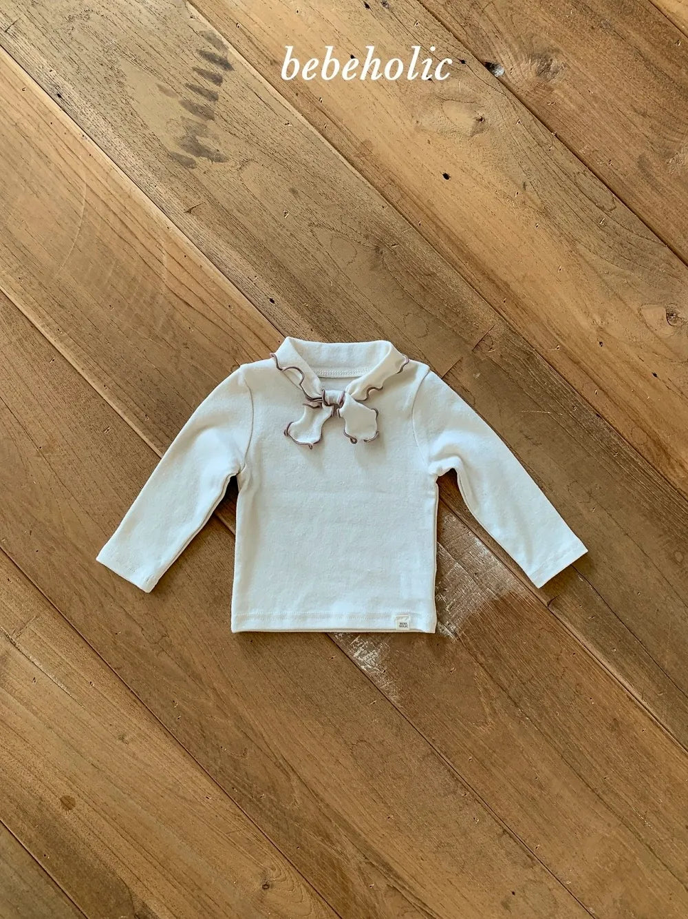 🍪Bebeholic 領結小上衣 - Ivory | Pink | Gray | Charcoal