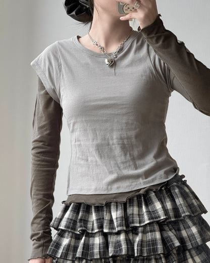 TP548 Basic TEE - Beige | Brown | Navy | Charcoal