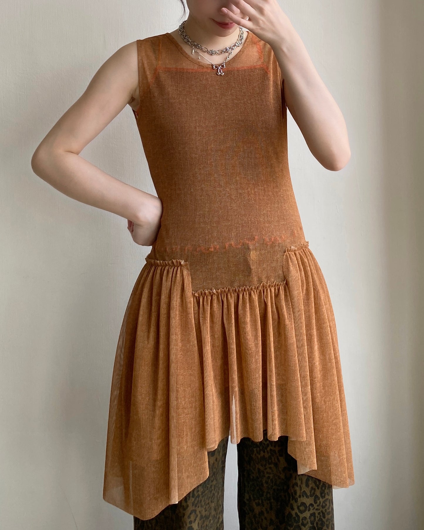 DS270 Sheer Ops - Black | Orange