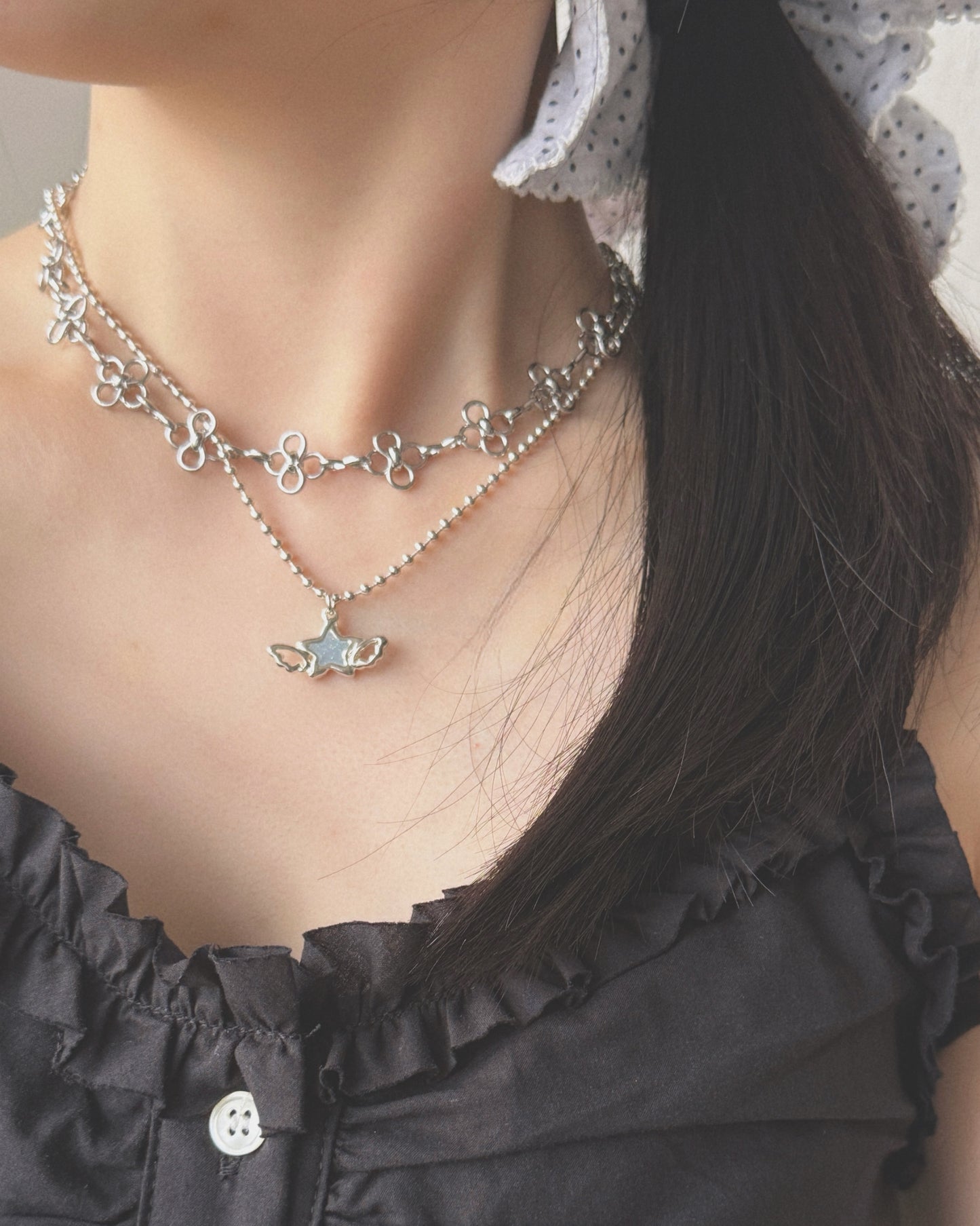 KA409 FAFA Necklace (醫療鋼）