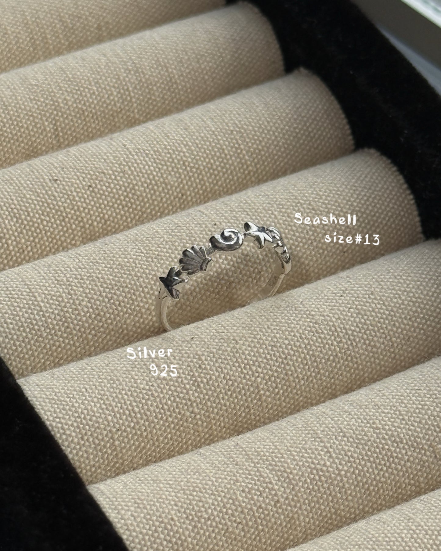 KA418 Seashell S925 Ring