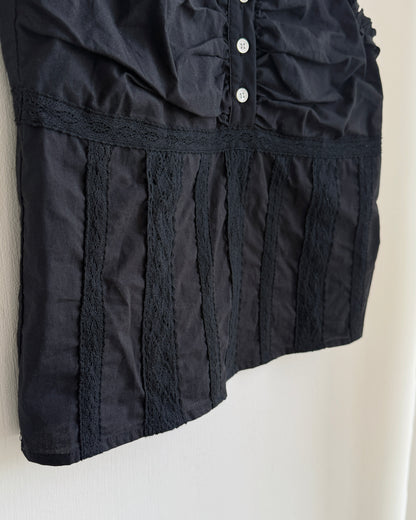 VT305 Candy Lace Vest - White | Black