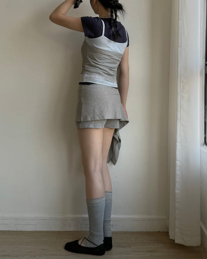 VT314 DotDot Halter Vest - Gray | Black