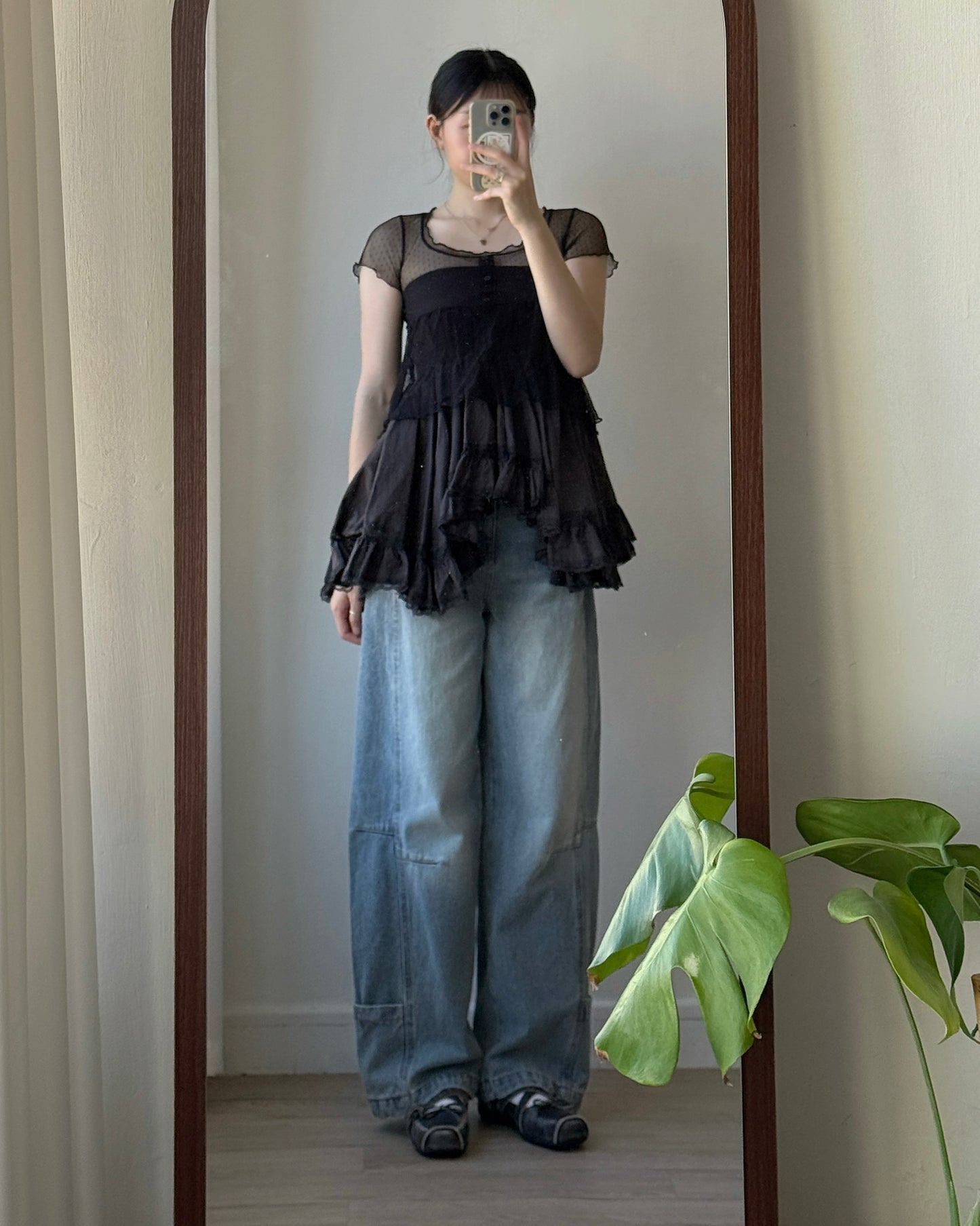 SK224 Lace Pleated Skirt/Tube Top - White | Black