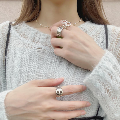 KA269 S925 Circle Ring