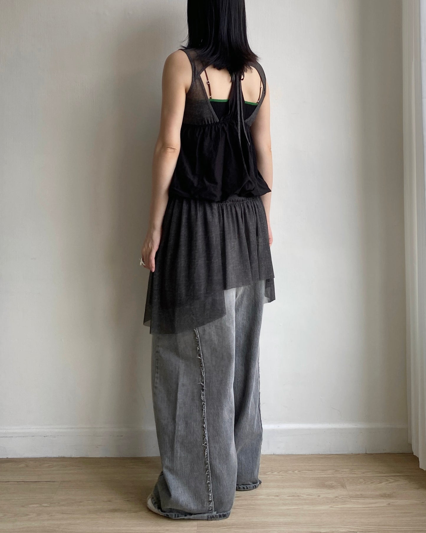 DS270 Sheer Ops - Black | Orange