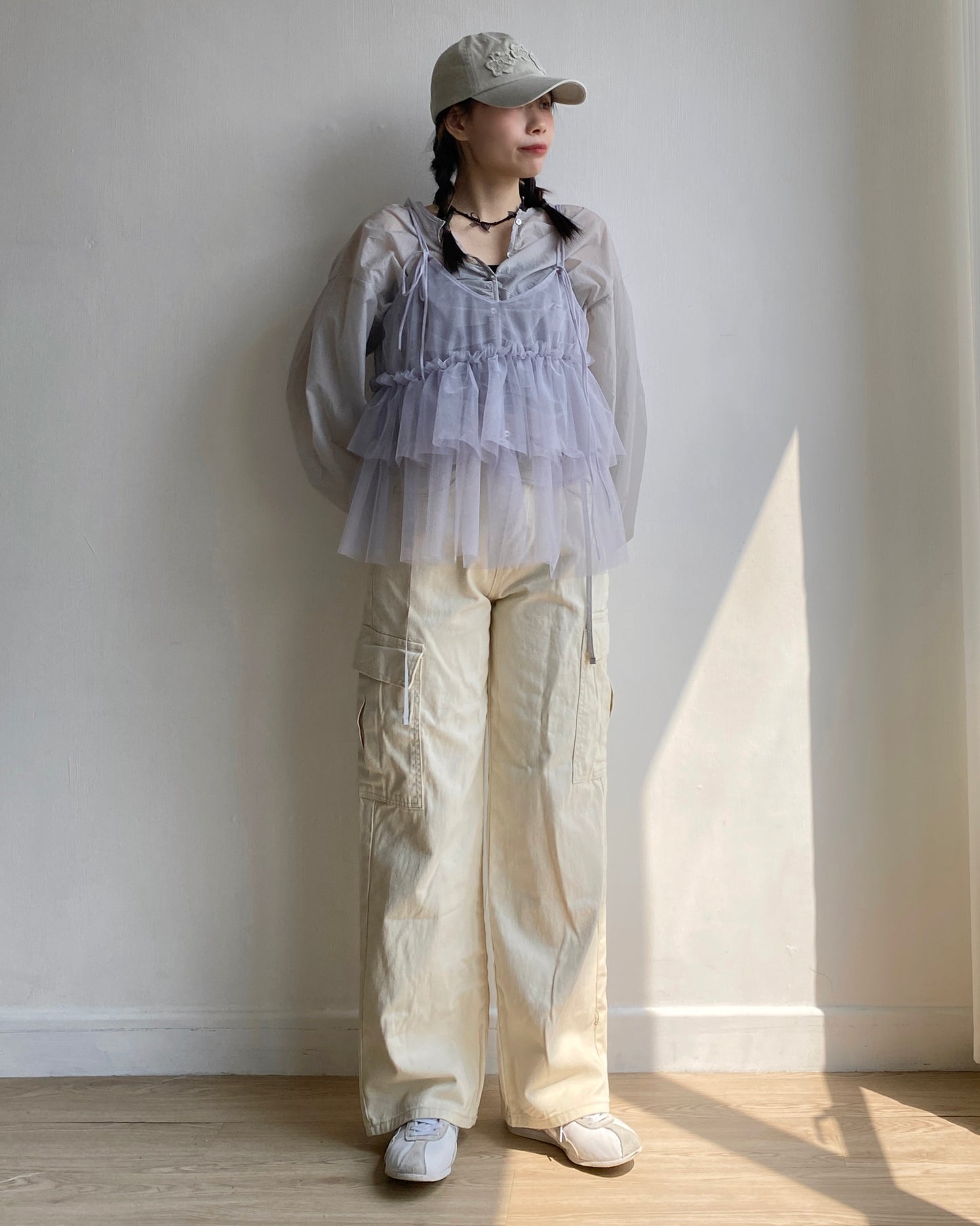 現貨 PT070 Cargo Pants - Ivory | Black
